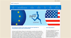 Desktop Screenshot of inpptrainingusa.com